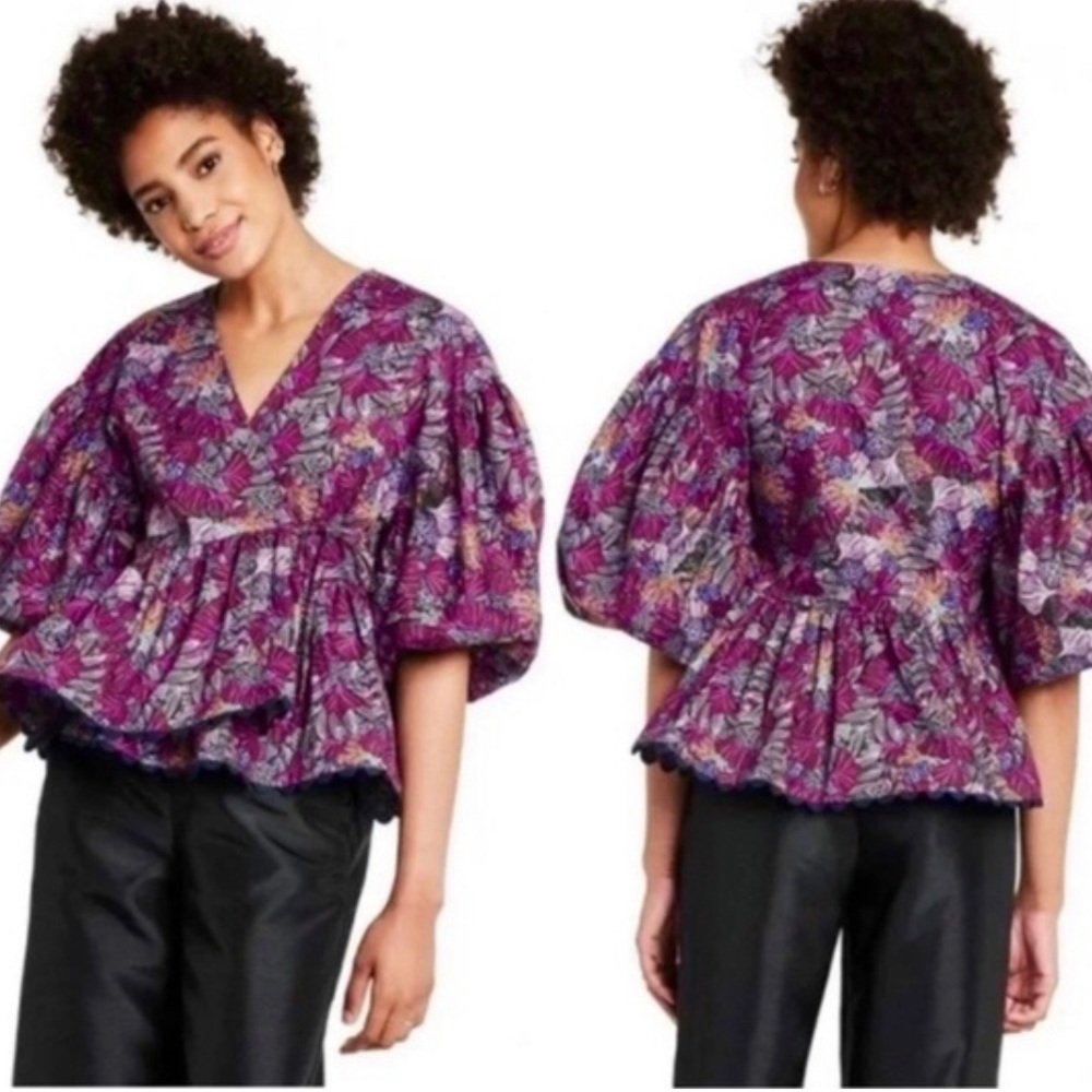 Kika Vargas x Target blouse top. Plus 1xl. Nwt